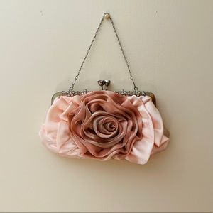 Vintage Rose Clutch Purse